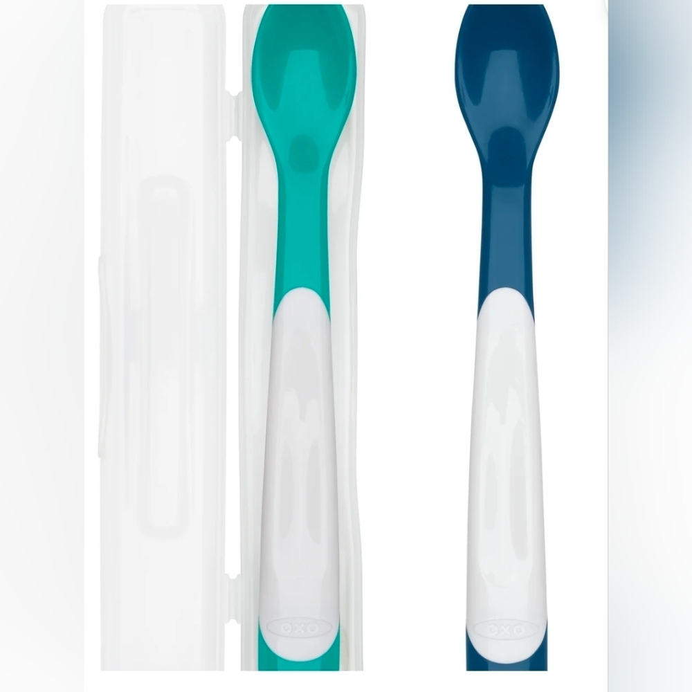OXO Baby Feeding Spoon Travel Set New
